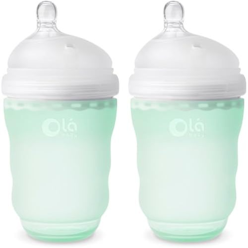 Olababy Gentle Bottle 2 Piece Mint Set, 8 Ounce (82820)