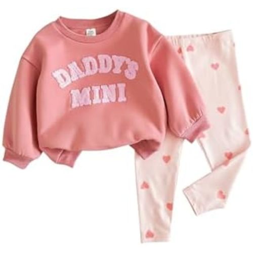 Infant Toddler Baby Girls Clothes Outfits,2 Piece Cute Fall Long-sleeve Top and Pants