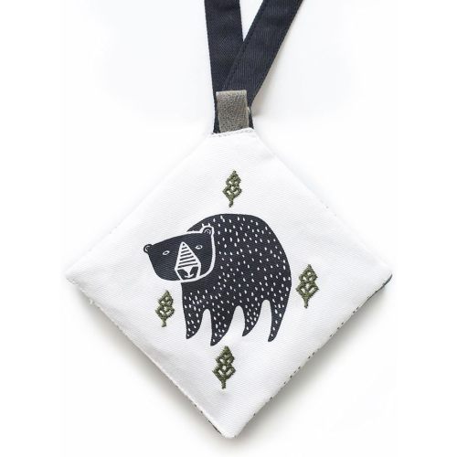 Woodland Animals Crinkle Pages, Sensory Hanging Crinkle Toy with Mirror