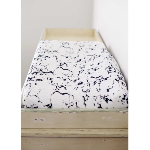 Changing Pad Cover - Marble – Modern Burlap