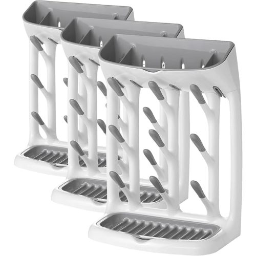 OXO Tot Expandable Drying Rack – Space-Saving Drying Rack | Newborn and Baby Essentials | Breastfeeding Essentials | Dry Baby Bottles | Save Space in Kitchen