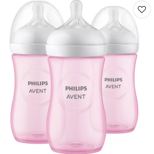 Philips Avent 9-oz. Natural Newborn Baby Bottle With Natural Response Nipple 3-Pack