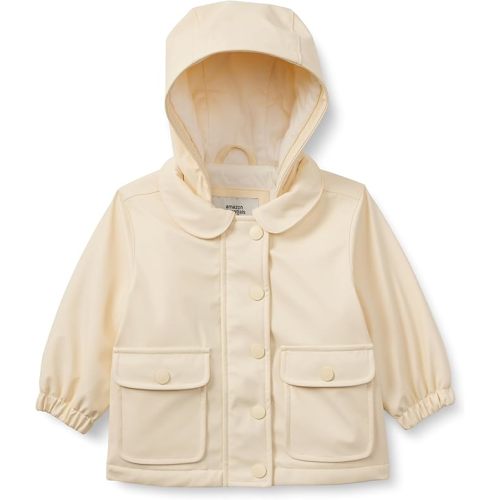 Amazon Essentials x Sofia Grainge Toddler and Baby Girls' Water-Repellent Rain Jacket