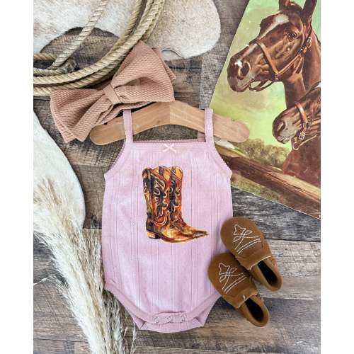These Boots Pointelle Onesie/Tank (Baby/Toddler) – theFRINGEDpineapple