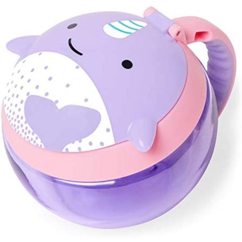 Skip Hop Baby Snack Container, Zoo Snack Cup, Narwhal
