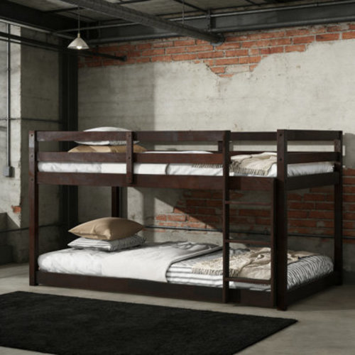 Isabelle & Max™ Twin Over Twin Solid Wood Bunk Beds With Ladder & Reviews | Wayfair