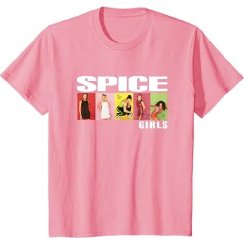 Official Spice Girls Photo Block T-Shirt