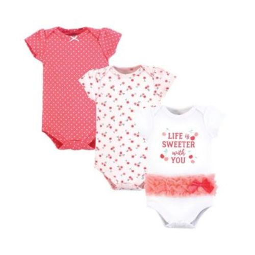 Baby Girls Hudson Cotton Bodysuits 3-Pack, Life Is Sweeter Tutu