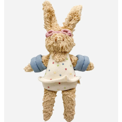Coral Plush Beach Bunny For Baby | Colored Organics®