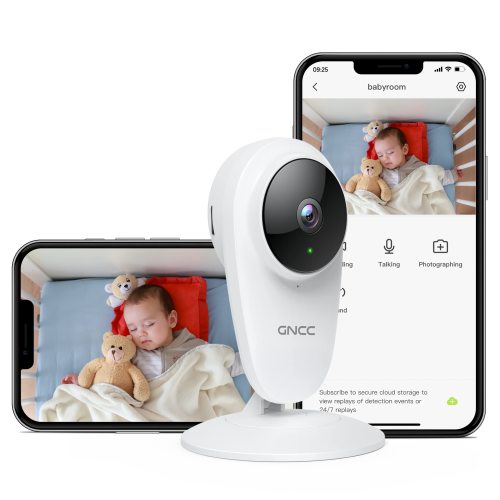 GNCC C1Pro 2k Smart wifi Baby Monitor Camera with Night vision