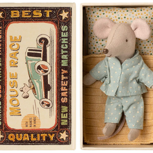 Little brother mouse in matchbox - Maileg USA