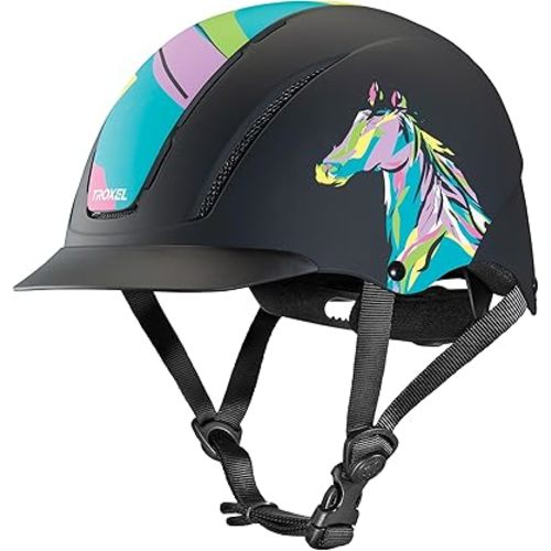 Troxel Spirit Duratec Full Coverage Horse Riding Helmet, Low-Profile Adjustable Design, Safety Horseback Riding Gear