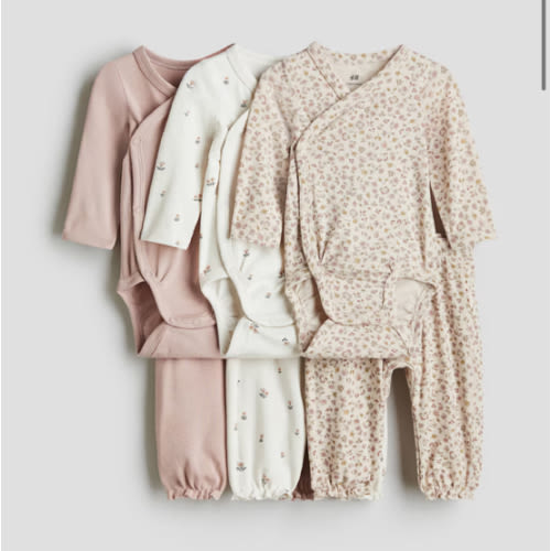 6-PIECE BODYSUIT AND PANTS SET