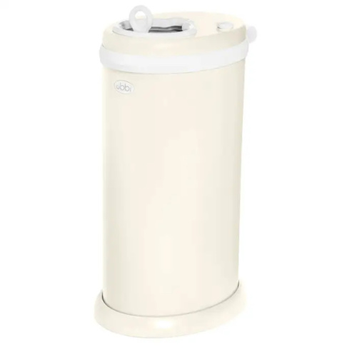 Matte Ivory Ubbi Diaper Pail