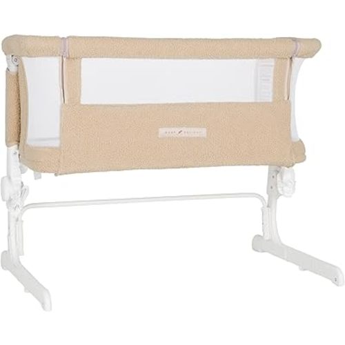 Baby Delight Beside Me Dreamer Bassinet | Bedside Sleeper | 8-Position Height Adjustment | Tan Sherpa