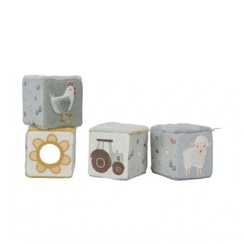 Little Farm 4 Soft Blocks Toy