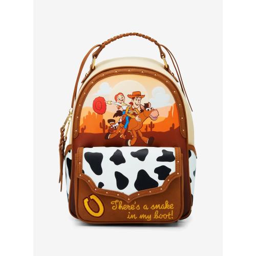Disney Pixar Toy Story Woody, Jessie, and Bullseye Western Mini Backpack — BoxLunch Exclusive