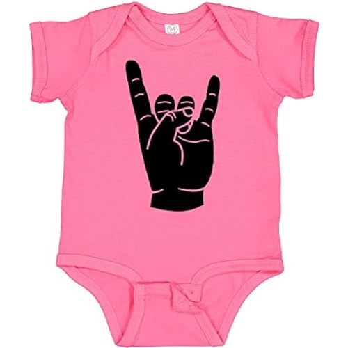 inktastic Rocker Horns Baby Bodysuit
