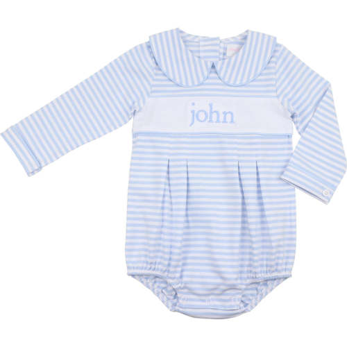 Blue Stripe Knit Insert Bubble
