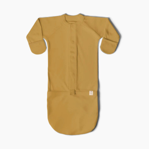 Goumi Kids Canyon Collection Organic Cotton Gown - Ochre, 0-3 Months