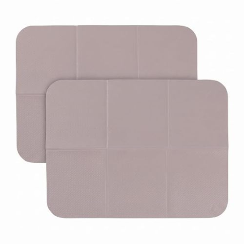 Ubbi On-the-Go Diaper Changing Baby Mat, Taupe