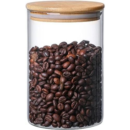 32 FL Oz Glass Storage Container with Wood Lid, for Paci’s