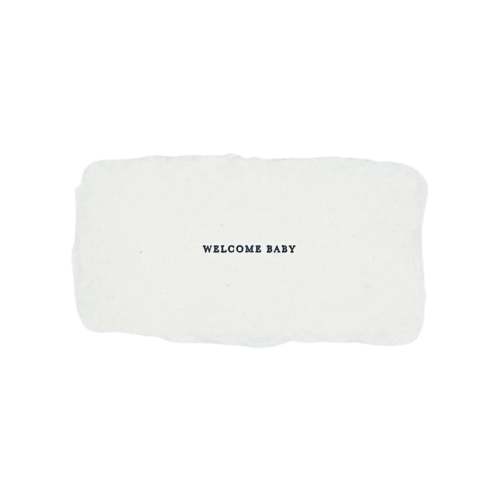 welcome baby tiny note