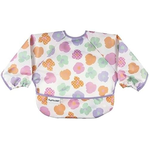 Tiny Twinkle Mess Proof Baby Bib, Full Sleeve Bib Outfit, Waterproof Bib for Toddlers, Machine Washable, Tug Proof Closure