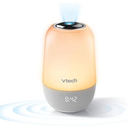 VTech BC8313 V-Hush Pro Storytelling Soother with Sleep Trainer, Songs, Stories, Sounds, lullabies, Multi Option Night Light, Bluetooth Speaker, up to 6 Hours Run time