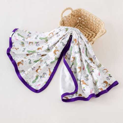 Zoo Krewe Organic Cotton Baby Blanket