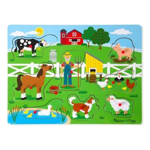 Melissa & Doug® Old MacDonald's Farm Sound Puzzle 8pc