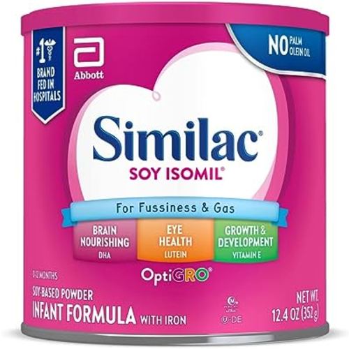 Similac Isomil Advance Soy Formula, Powder, 12.4-Ounces