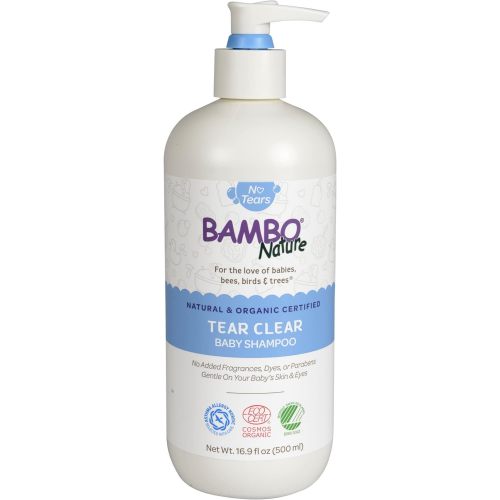Bambo Nature Tear Clear Baby Shampoo, 16.9 fl oz Bottle, 1 Count