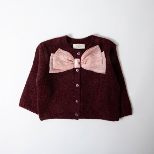 Picolette by Olivia Culpo Baby Girls' bow Cardigan Sweater - Pink 0-3M