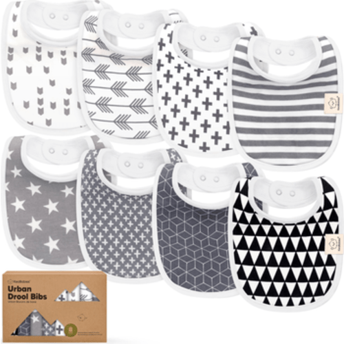8-Pack Baby Drool Bibs