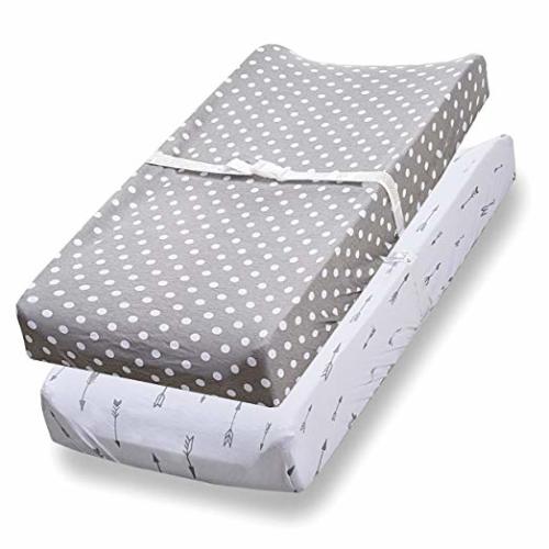 Consciously Changing Pad Cover, 2 Pack, 100% Jersey Cotton