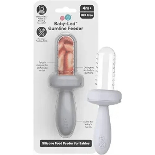 ezpz Baby-Led Gumline Feeder (Pewter) - Baby Essentials - Baby-Led Weaning