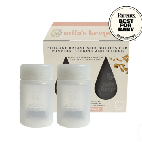 Silicone Breast Milk Storage Bottles