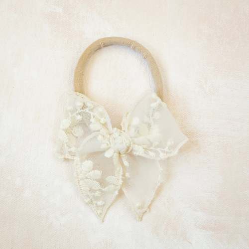 Mini Fleur Bow Headband // Elsie