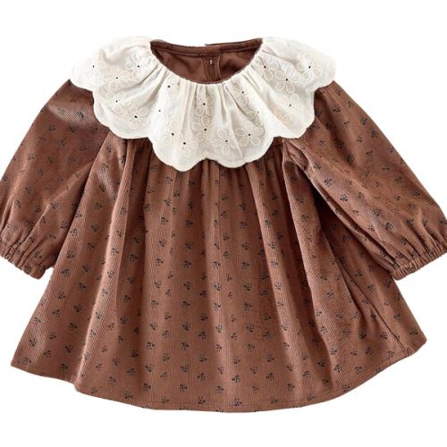Baby Girls' Long Sleeve Princess Dress - Cute & Stylish Outfit for Spring/Fall
