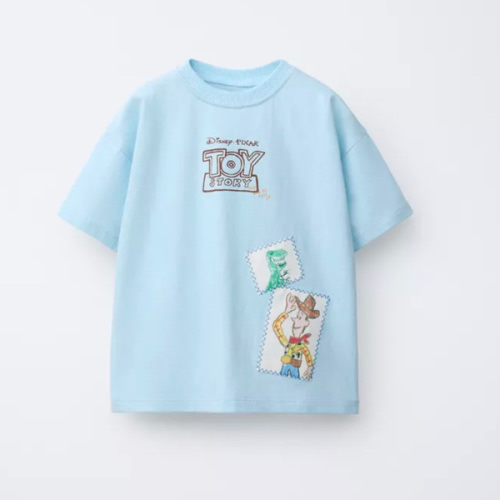 TOY STORY © DISNEY PIXAR PATCHES T-SHIRT - Sky blue | ZARA United States