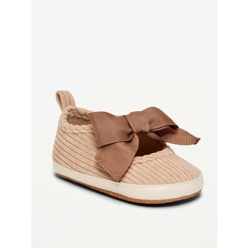 Corduroy Bow Sneakers for Baby