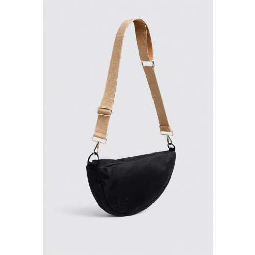 Black Crossbody Compact Diaper Bag | Sling Diaper Bag | citymouse