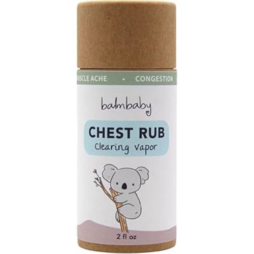 BALM! Baby Chest Rub – Soothing Natural Chest Rub Balm with Eucalyptus and Lavender – Petroleum Free – Vegan - Safe and Effective (Eco Stick, 2oz)