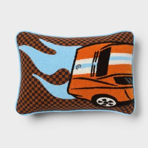 12"x18" Hot Wheels Retro Car Kids' Decorative Throw Pillow - Hot Wheels by Pillowfort™