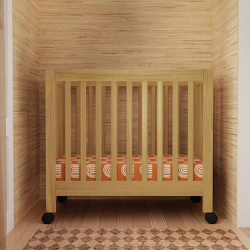babyletto Origami Mini Crib - Honey