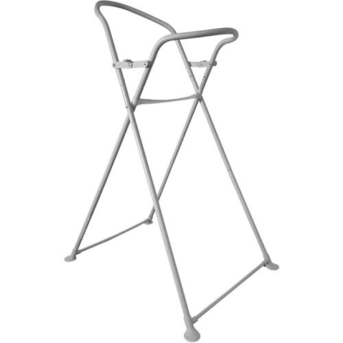 SHNUGGLE Foldable Baby Bath Stand Grey - Collapsible Newborn Bath Support 0-6 Months - Lightweight, Space Saving, Non Slip Secure Design - Fits Baby Bath Only