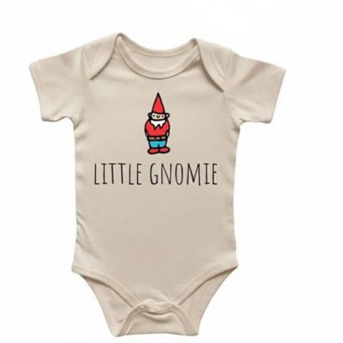 Gnome Garden Newborn Baby Onesie® Bodysuit GS1 Multicolor 0-3M