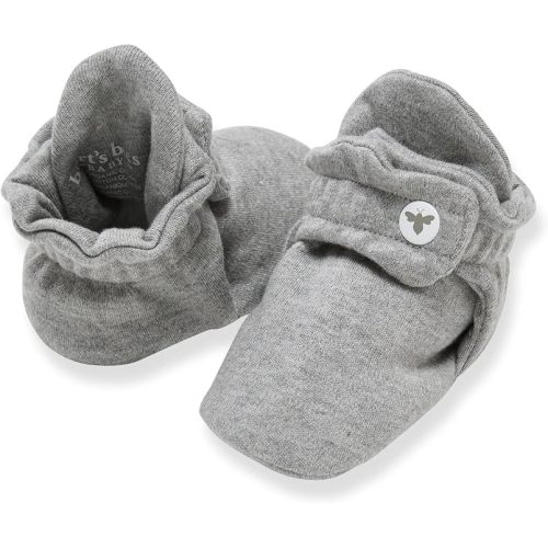 Burt's Bees Baby Unisex 100% Organic Cotton, Adjustable Booties