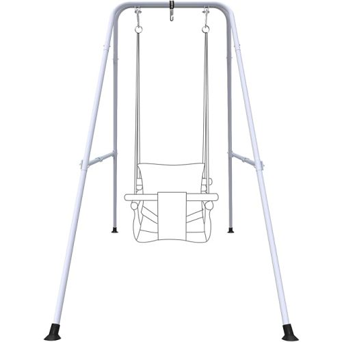 Swing Stand for Kids,Baby Swing Frame, Toddler Heavy Duty A-Frame Metal Chair Stand for Backyard, Outdoor Indoor Use
